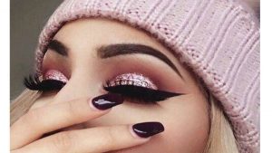maquillaje para vestido rosa palo