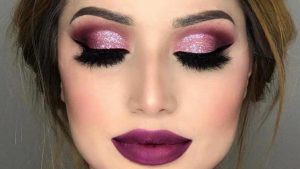 maquillaje para vestido rosa palo