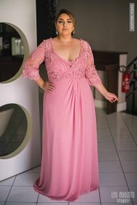 vestidos de fiesta para gorditas largos