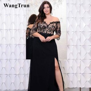 vestidos de fiesta para gorditas largos