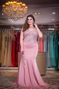 vestidos de fiesta para gorditas largos
