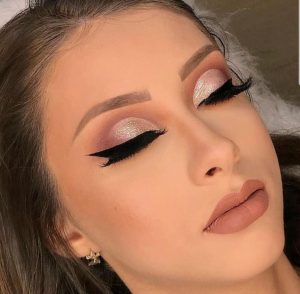 maquillaje de noche sencillo