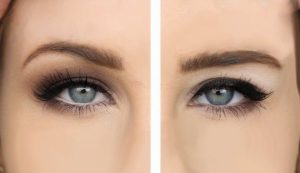 como maquillar ojos caidos