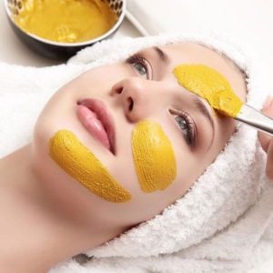 mascarilla para aclarar la cara en un dia