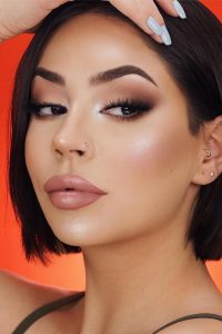 maquillaje para boda piel morena