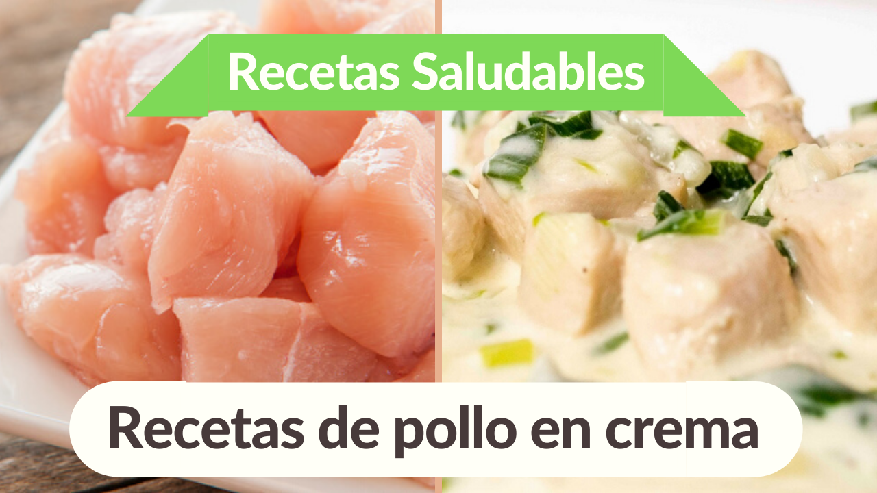 receta de pollo en crema en trozos