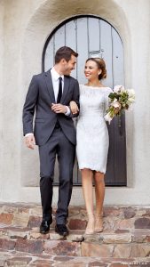 vestido para boda civil de dia