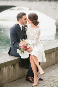 vestido para boda civil de dia