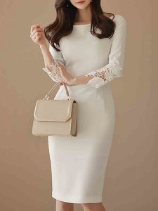 vestido para boda civil de dia
