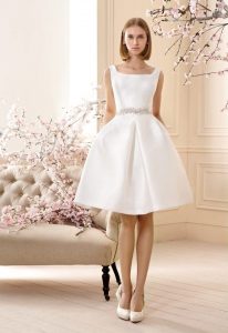vestido para boda civil de dia