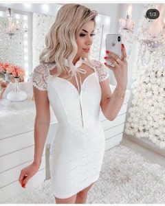 vestidos de novia de civil cortos