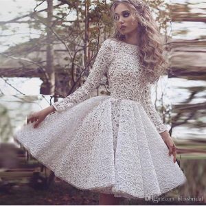 vestidos de novia de civil cortos