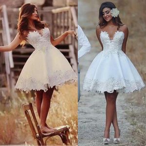 vestidos de novia de civil cortos