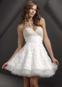 vestidos de novia de civil cortos