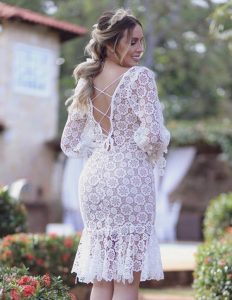 vestido para boda civil sencillo