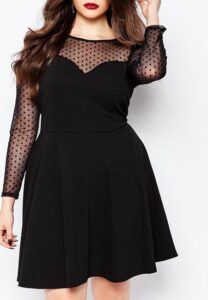 vestidos de fiesta para gorditas jóvenes 013