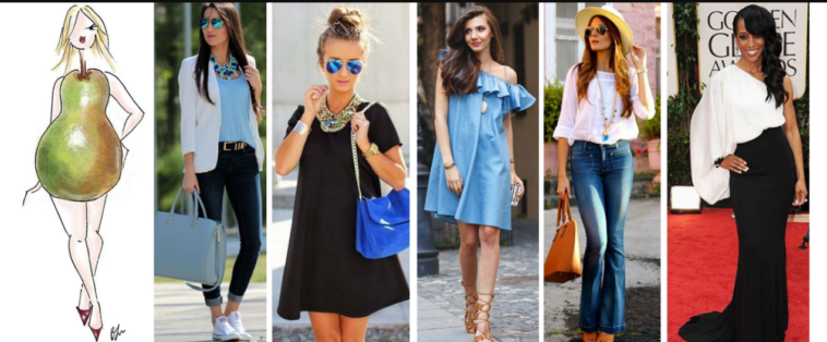 vestidos para cuerpo pera