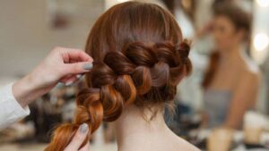 Cabello largo peinados para damas de honor