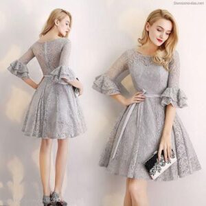 vestidos para damas de honor cortos