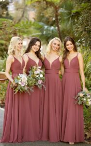 vestidos para damas de honor largos