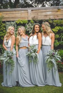 vestidos para damas de honor largos