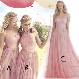 vestidos para damas de honor largos
