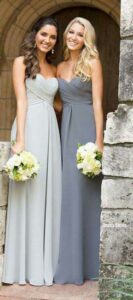 vestidos para damas de honor largos