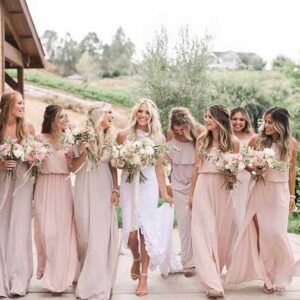 vestidos para damas de honor largos