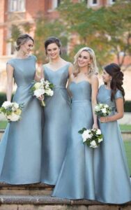 vestidos para damas de honor largos