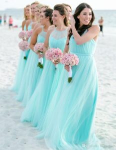 vestidos para damas de honor