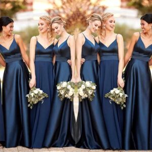 vestidos para damas de honor largos
